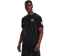 Under Armour Men's New Freedom Flag T-Shirt, Black (001)/White, Large