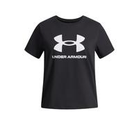 Camiseta under armour big logo ss niña negro 10 - 12 AÑOS