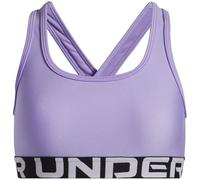 Under Armour Niña Crossback Bra, cómodo Sujetador Deportivo con Tirantes Cruzados y Detalle en Forma de Gota, Top Deportivo con Gran sujeciónTransparent / / White,YMD