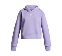 Under Armour Niña Rival Fleece Hoodie, Sudadera con capucha ultrasuave y forro polar, Sudadera de chándal ligera y cómoda ideal para hacer deporte, entrenar y para el gimnasioTransparent / / White,YSM