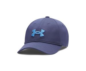 Under Armour Niño Blitzing Adjustable, gorra con visera curva para una protección solar eficaz, gorra deportiva transpirable con cierre ajustableWashed Navy / / Blue Atlantis,OSFM