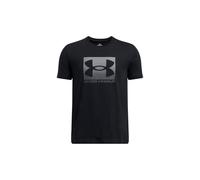 Under Armour Niño Boxed Sports Update Short Sleeve, Camiseta de Manga Corta para Entrenamiento y Ropa Informal, Camiseta Deportiva, Suave y transpirableBlack / / Pitch Gray,YXS