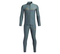 Under Armour Niño Challenger Tracksuit, Chándal completo ligero y transpirable con bolsillos, chándal de fútbol para niño con sudadera y pantalonesJasper Blue / / Squad Orange,YMD