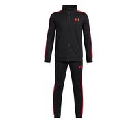 Under Armour Niño Rival Knit Tracksuit, conjunto deportivo completo con bolsillos, sudadera y pantalón transpirable para entrenamiento, educación física y atletismoBlack/Racer Red/Racer Red,YSM