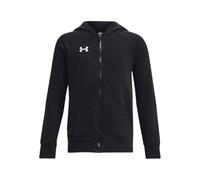 UNDER ARMOUR Sudadera con cremallera deportiva 'Rival' negro / blanco, Talla 128-134