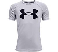 Camiseta under armour tech big logo niño grey 8 AÑOS