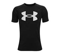 Camiseta under armour tech big logo niño black 7 AÑOS