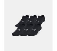 Under Armour No Show Socks 6 Paia Calze Calzini unisex Da adulto Black