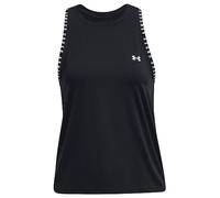 Under Armour Novedad Camiseta sin Mangas Knockout Novelty, Negro/Blanco, M para Mujer