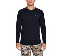 Under Armour Outerwear Men's Packaged Base 4.0 Crew, Black (001)/Pitch Gray, Small