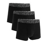 Under Armour Pack de 3 Bóxers de Algodón Performance para Hombre, Largo de Pierna de 8 cm - Transpirable, Absorbe la Humedad, Tacto Suave, Comodidad Todo el Día