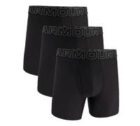 Under Armour Men's Performance Tech Mesh 6" 3 Pack Solid Boxer Briefs, Boxers de los Hombres, Black,