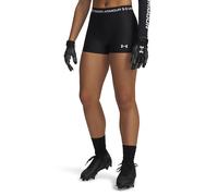 UNDER ARMOUR Pantalón corto de fitness HeatGear® para mujer negro | L