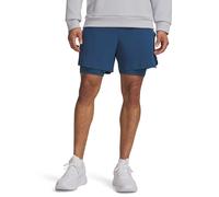 UNDER ARMOUR Pantalón corto de fitness para hombre UA Vanish Elite 2in1 azul oscuro | L