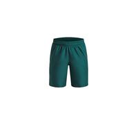 UNDER ARMOUR Pantalón corto de fitness para niños UA tejido Wdmk verde oscuro | 128-134