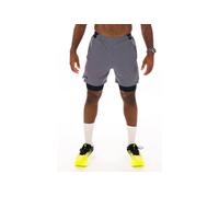 Under Armour pantalón corto Vanish Woven 2 en 1 vêtement running homme M Gris/argent