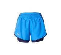 Under Armour Damen Fly by 2In1 Short Laufbekleidung Laufshorts Blue Atlantis/Washed Navy - Blau XS
