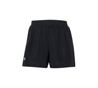 Under Armour UA Launch 5'' Short Pantalones cortos deportivos para hombre, shorts deportivos transpirables y de secado rápido, color negro/negro/reflectante