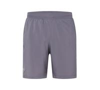 Under Armour UA Launch 7'' Short Pantalones cortos deportivos con interior transpirable para hombre, shorts deportivos muy ligeros, color gris brezo/gris brezo/reflectante