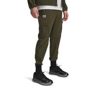 Under Armour Pantalones Cargo Tejidos Vibe para Hombre, Expedition Verde/Blanco, Medium