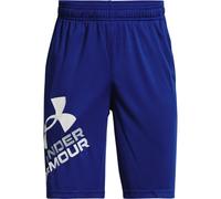 Under Armour Pantalones cortos con logo Prototype 2.0 para niρos, azul real (400)/blanco, talla XS