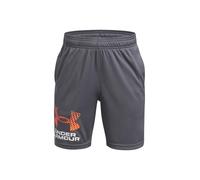 Under Armour Pantalones Cortos con Logotipo UA Tech™ para niños, Castlerock/Blanco/Fuego, XL