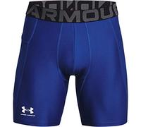 Under Armour Pantalones Cortos de compresión Armour Heatgear para Hombre, Azul Rey (400)/Blanco, Small Alto