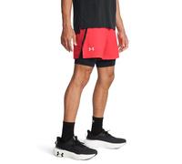 Under Armour Pantalones cortos Launch Run 2 en 1 para hombre de 5 pulgadas
