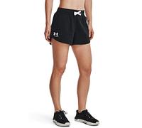 Under Armour Pantalones Cortos para Mujer UA Rival de Forro Polar para Mujer, Negro, 1376257-001, MD