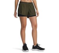 Under Armour Pantalones cortos para mujer Tech Play Up 2 en 1 308 Expedition Verde/Negro L