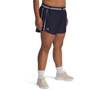 Under Armour Pantalones Cortos Tech Play Up para Mujer, (410) Midnight Navy/White, M