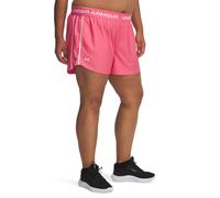 Under Armour Pantalones Cortos Tech Play Up para Mujer, (672) Super Rosa/Blanco, 1X