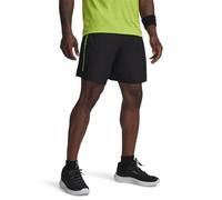 Under Armour Pantalones Cortos Tejidos para Hombre, (008) Negro/Verde Hiper, X-Large