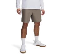 Under Armour Pantalones Cortos UA Tech™ Woven Wordmark para Hombre, Taupe Dusk/Blanco, M