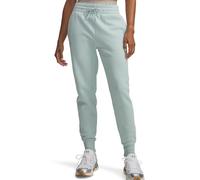 Under Armour Pantalones deportivos Rival de forro polar para mujer, esmalte azul/blanco., X-Large