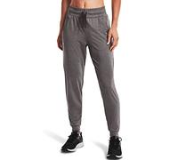 Under Armour Pantalones tecnológicos para Mujer, Carbón Claro Jaspeado (019)/Blanco, XS