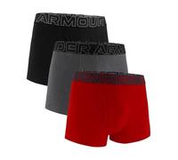 Under Armour Paquete de 3 Calzoncillos Tipo bóxer de algodón para Hombre, Entrepierna de 3 Pulgadas, Comodidad Durante Todo el día y ultrasuaves, Castlerock Heather - Core, Large