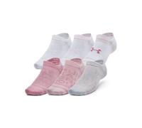 Under Armour Paquete de 6 Calcetines Invisibles Esenciales, Pink Elixir Prime Pink Pink Elixir, XL Unisex Adulto