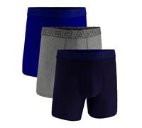 Under Armour Men's Performance Tech Mesh 6" 3 Pack Solid Boxer Briefs