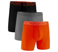 Under Armour Performance Tech Mesh - Solid 6in 3Pack Venom Red Bóxers de hombre M