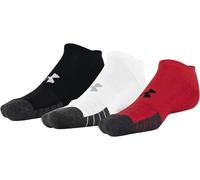 Under Armour Performance Tech No Show Socks, Multipairs Calcetines, Rojo Surtido (3 Pares), L (Pack de 3) Unisex Adulto