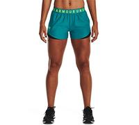 Under Armour Play Up 3.0 Shorts Pantalones Cortos, Coastal Teal Black Lime Surge (722), XS para Mujer