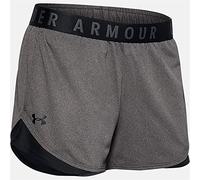 Under Armour Play Up Shorts 3.0 Pantalones cortos, Carbon Heather, L Mujer