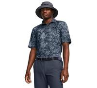 Under Armour Playoff 3.0 Polo, Downpour Gray/Midnight Navy, Medium