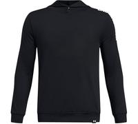 Under Armour Playoff - Sudadera con capucha para niños, negro/blanco, 13 años