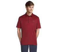 Under Armour Polo de Golf Tech para Hombre, (625) Cardenal/Negro, Small