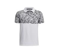 Under Armour Polo de niños Performance Palm Sketch Under Armour. Blanco / Negro 10 Años/M