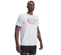 Under Armour Project Rock Iron - Camiseta de manga corta para hombre, (100) Blanco / Negro, Medium