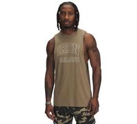 Under Armour Project Rock Iron Paradise - Camiseta sin mangas para hombre, (251) Bayou / arcilla blanca, X-Large