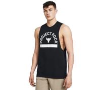 Under Armour Project Rock Payoff Graphic - Camiseta sin mangas para hombre, (001) Negro / Blanco, XX-Large
